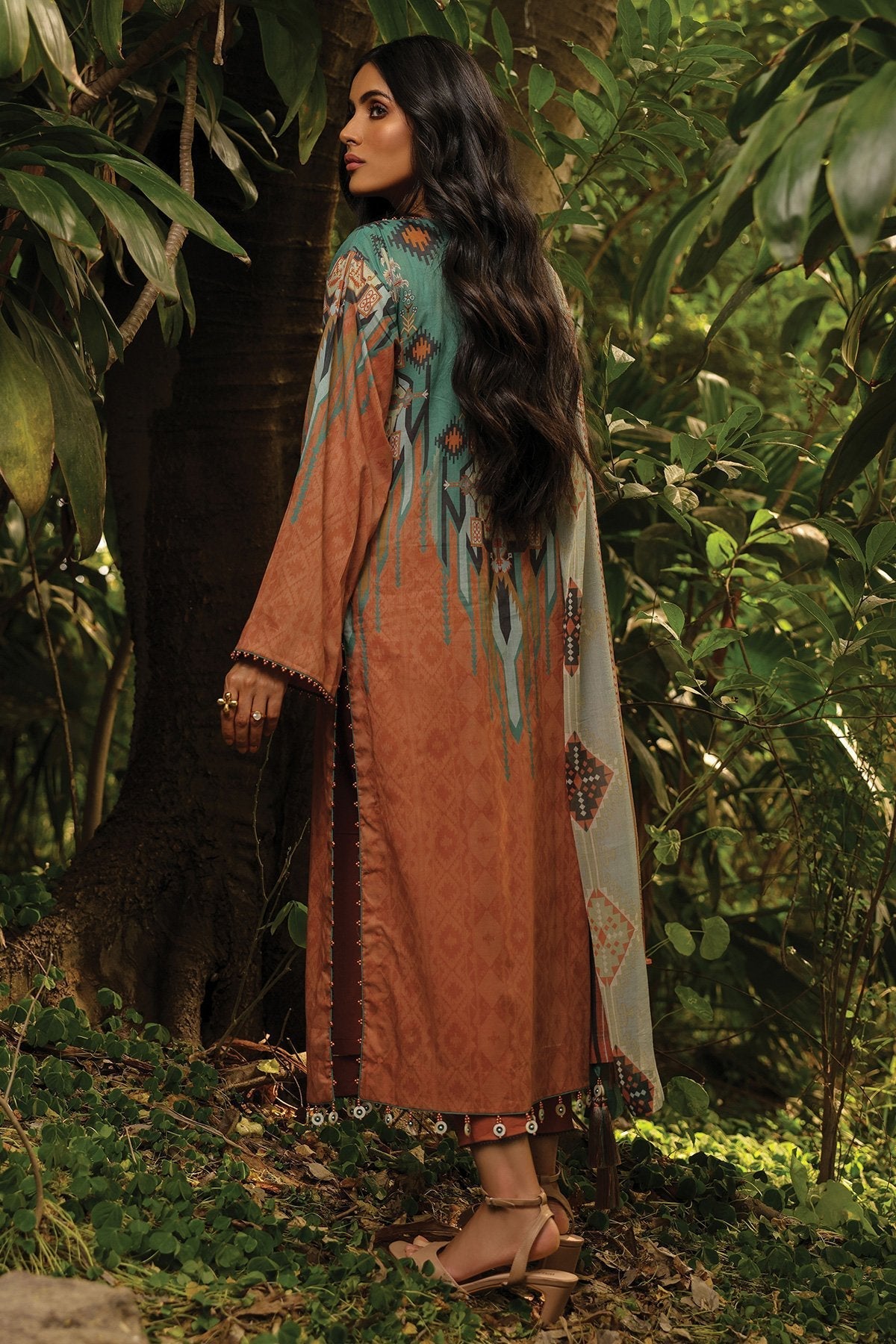 3 Pc Printed Lawn Suit With Lawn Dupatta