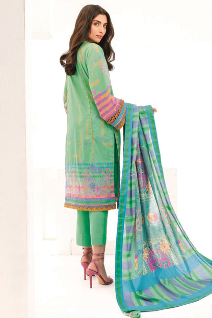 Alkaram - 2 Pc Printed Lawn Suit With Lawn Dupatta