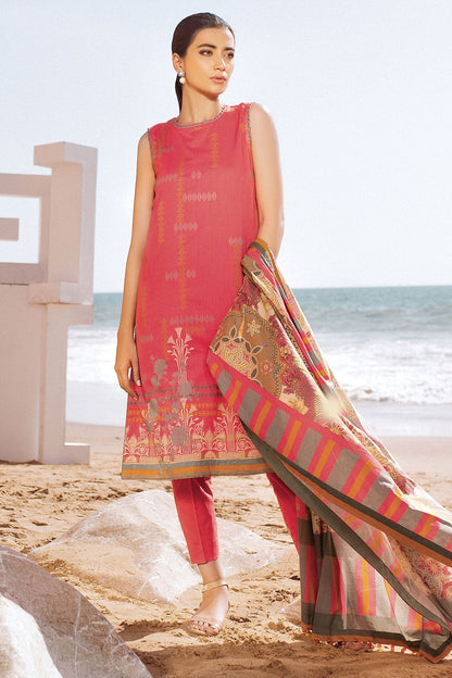 Alkaram - 2 Pc Printed Lawn Suit With Lawn Dupatta