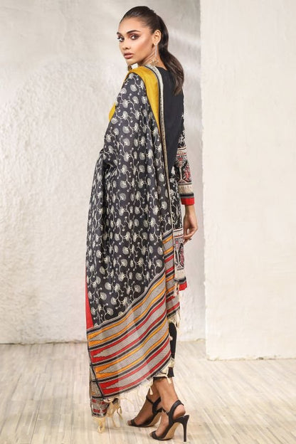Alkaram - Two Piece Printed Suit With Fancy Dupatta