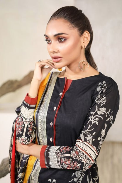 Alkaram - Two Piece Printed Suit With Fancy Dupatta