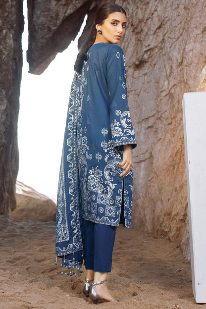 Alkaram - 2 Pc Embroidered Lawn Suit With Lawn Dupatta