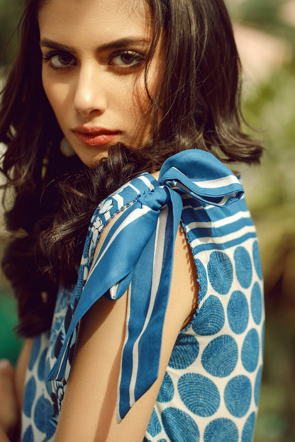 Alkaram - 2 Piece Printed Lawn Suit With Printed Cambric Trouser
