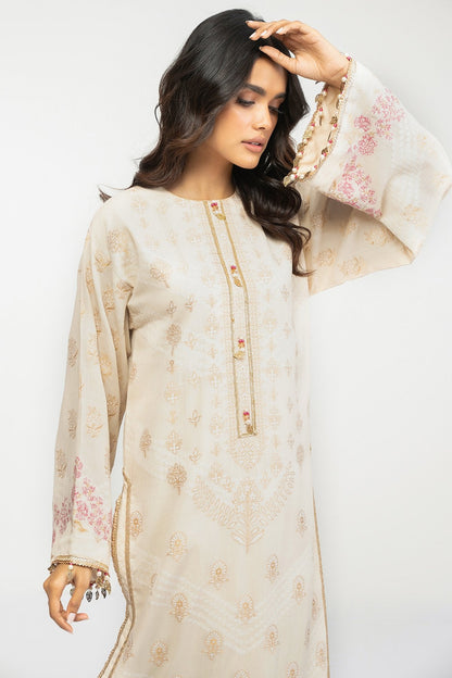 1 Pc Printed Jacquard Shirt