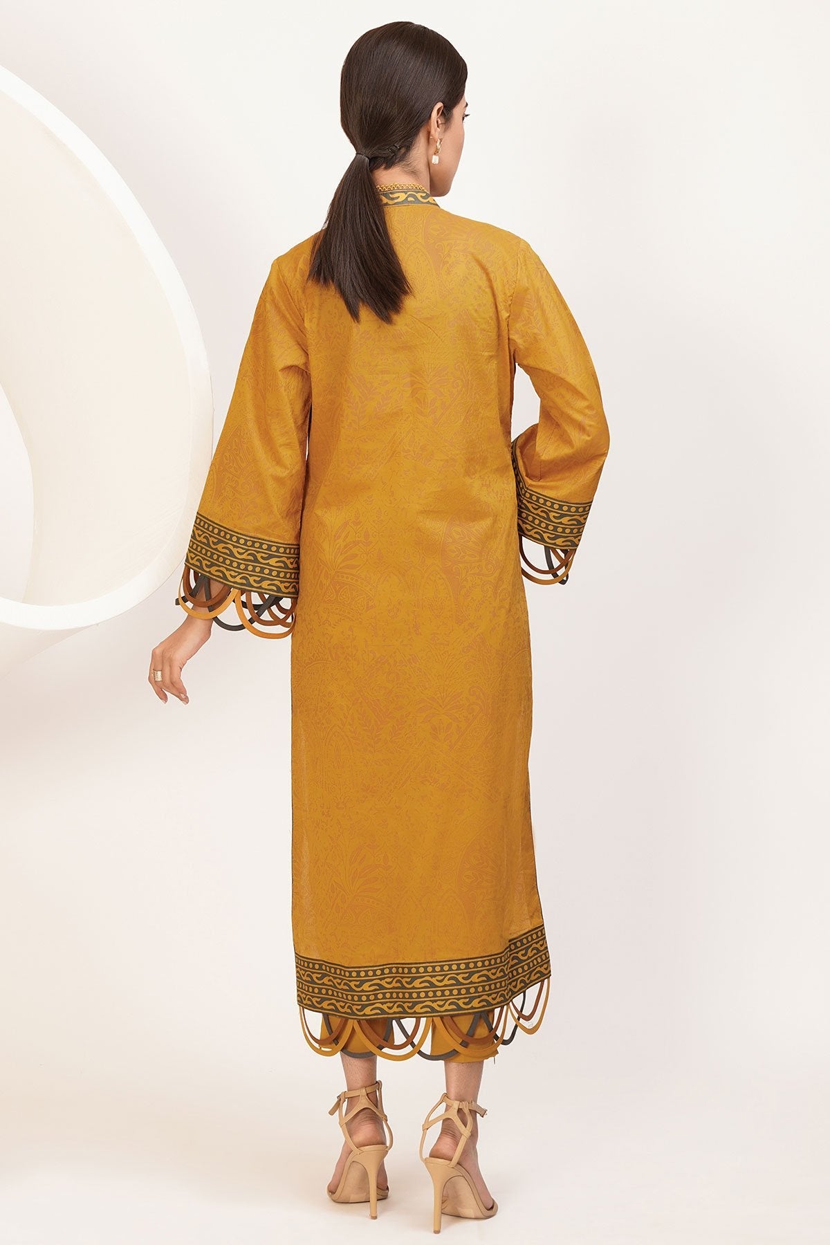 Alkaram - 1 Pc Embroidered Lawn Shirt