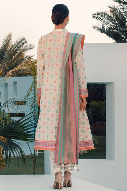 Alkaram - 3 Pc Jacquard Suit With Yarn Dyed Dupatta