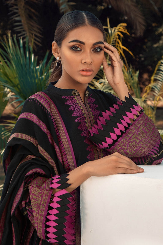 Alkaram - 3 Pc Jacquard Suit With Jacquard Dupatta