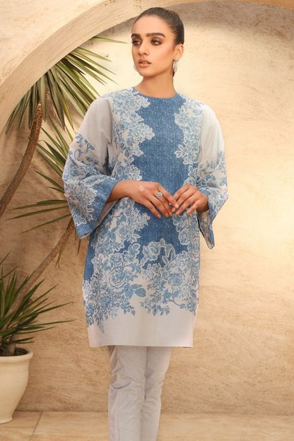 Alkaram - Two Piece Printed Suit With Cambric Trouser