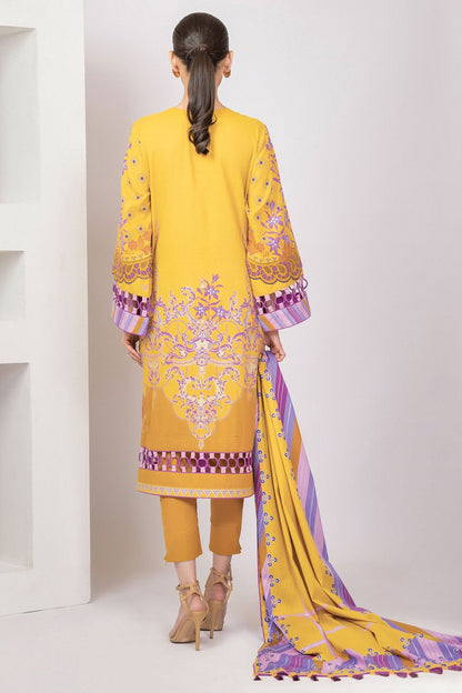 Alkaram - 2 Pc Printed Lawn Suit With Printed Doria Dupatta