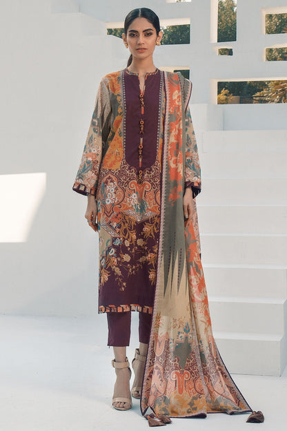 Alkaram - 2 Pc Digital Lawn Suit With Digital Lawn Dupatta