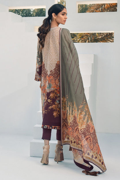 Alkaram - 2 Pc Digital Lawn Suit With Digital Lawn Dupatta