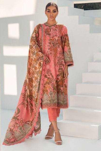 Alkaram - 2 Pc Printed Lawn Suit With Printed Lawn Dupatta