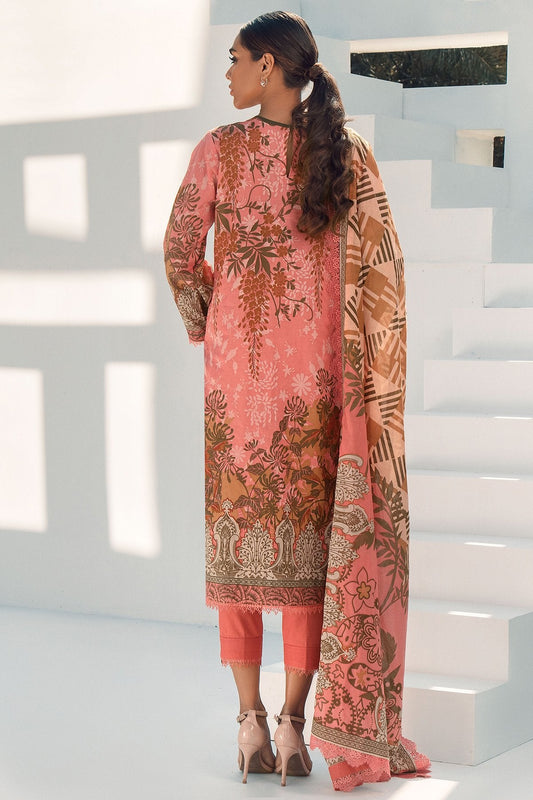 Alkaram - 2 Pc Printed Lawn Suit With Printed Lawn Dupatta