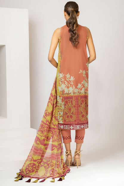 Alkaram - 2 Pc Digital Printed Lawn Suit With Digital Chiffon Dupatta