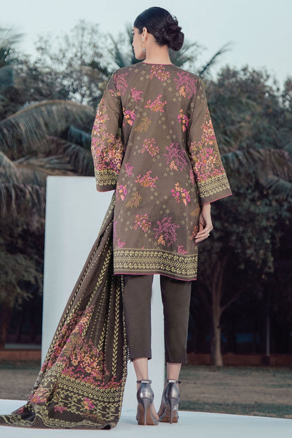 Alkaram - 2 Pc Printed Lawn Suit With Doria Lawn Dupatta