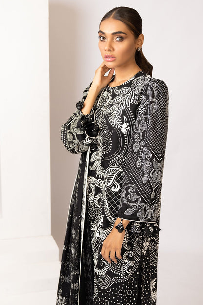 Alkaram - 2 Pc Printed Lawn Suit With Printed Lawn Dupatta