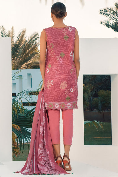 Alkaram - 2 Pc Printed Lawn Suit With Printed Lawn Dupatta