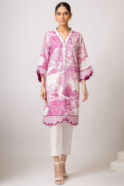 Alkaram - 1 Pc Printed Lawn Shirt