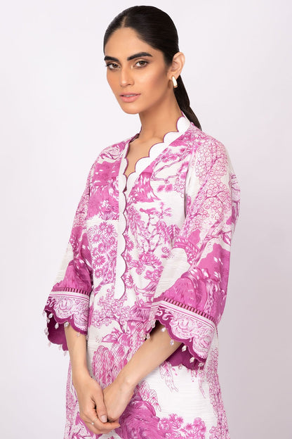 Alkaram - 1 Pc Printed Lawn Shirt