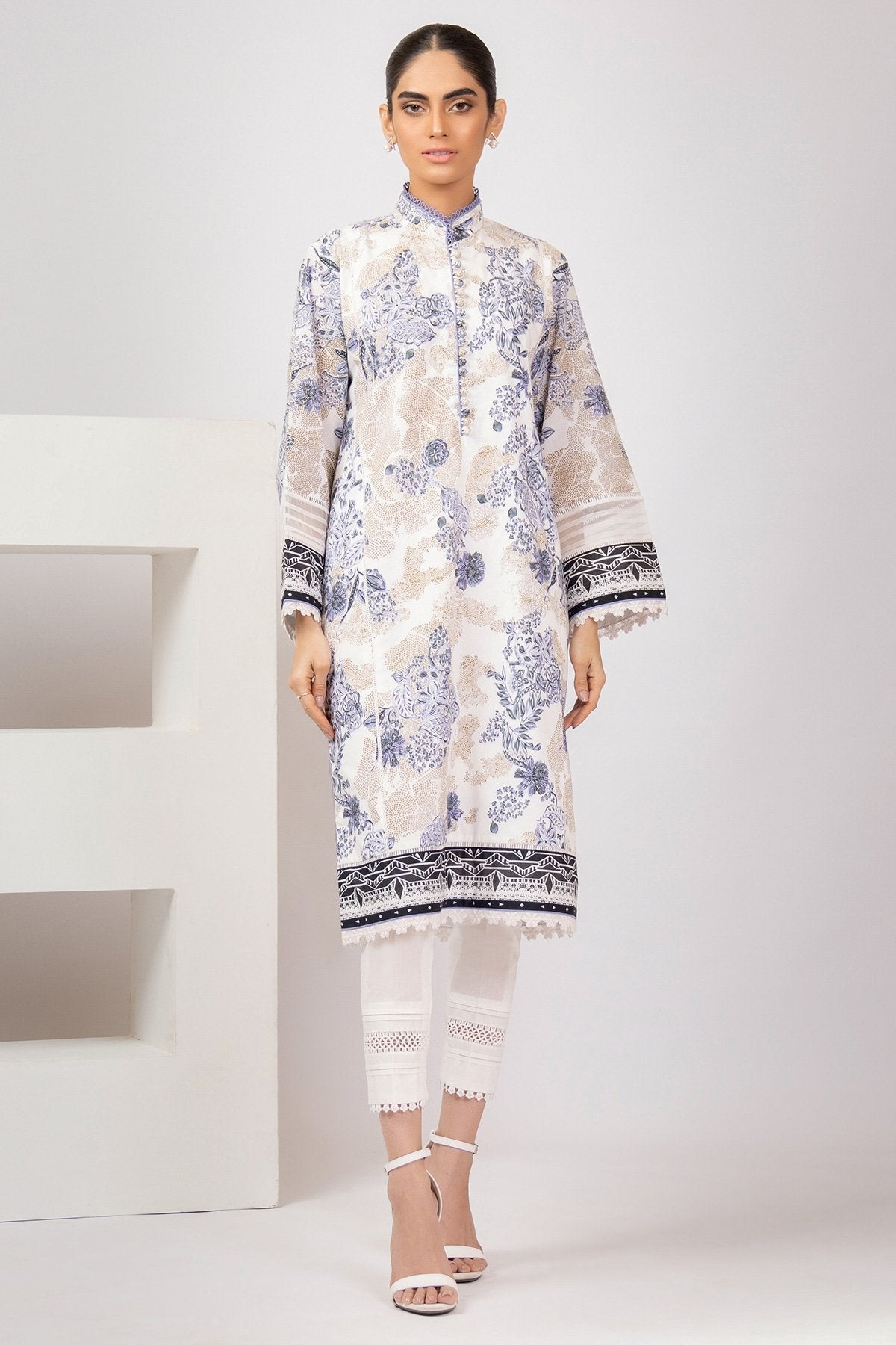 Alkaram - 1 Pc Printed Lawn Shirt