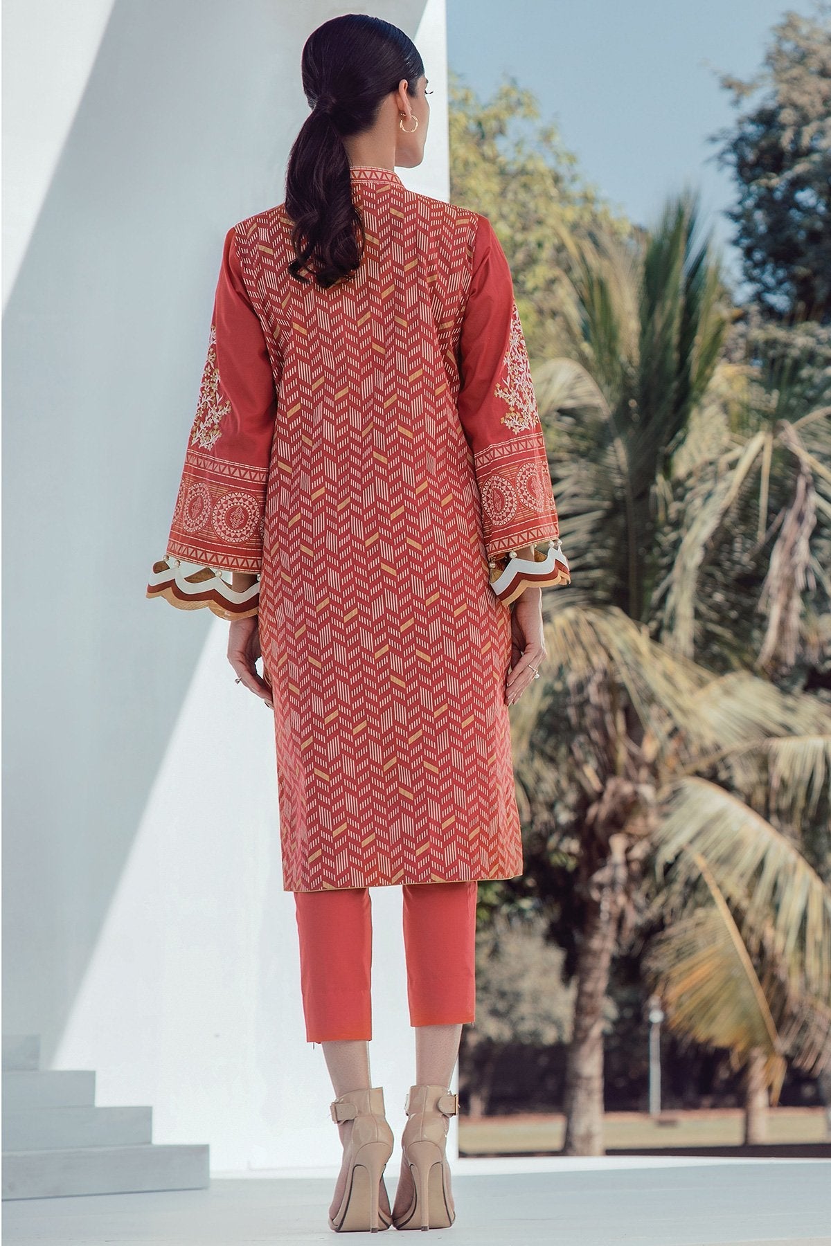 Alkaram - 1 Pc Embroidered Lawn Shirt