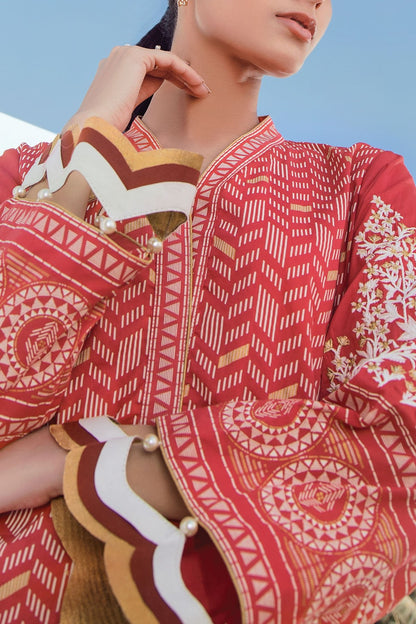 Alkaram - 1 Pc Embroidered Lawn Shirt