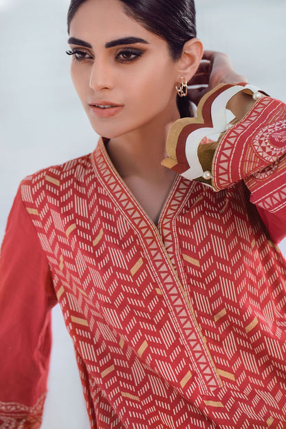 Alkaram - 1 Pc Embroidered Lawn Shirt