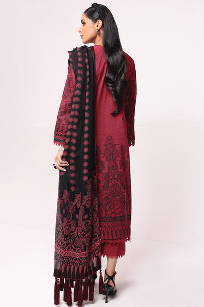 Alkaram - 2 Pc Embroidered Lawn Suit With Doria Dupatta