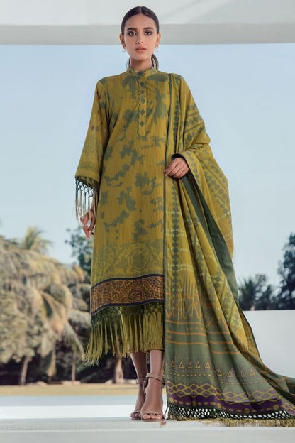 Alkaram - 3 Pc Digital Lawn Suit With Digital Lawn Dupatta