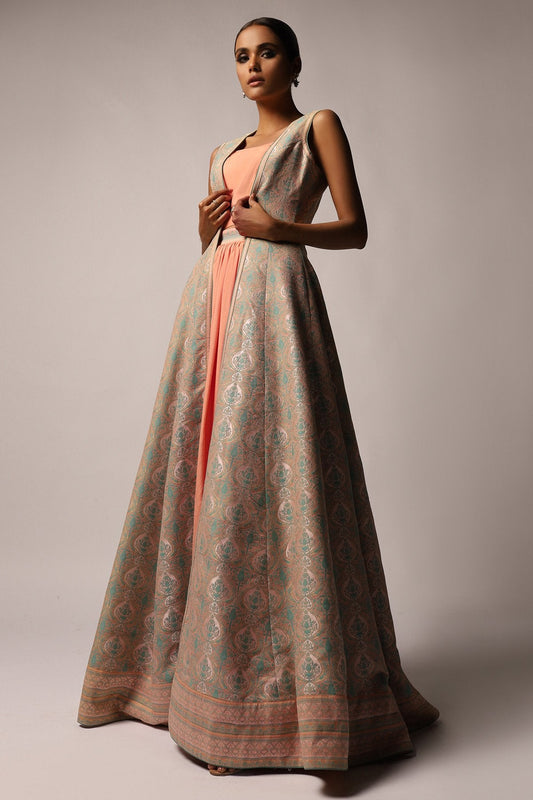 Printed Jacquard Fabric (Sold by Per Meter)