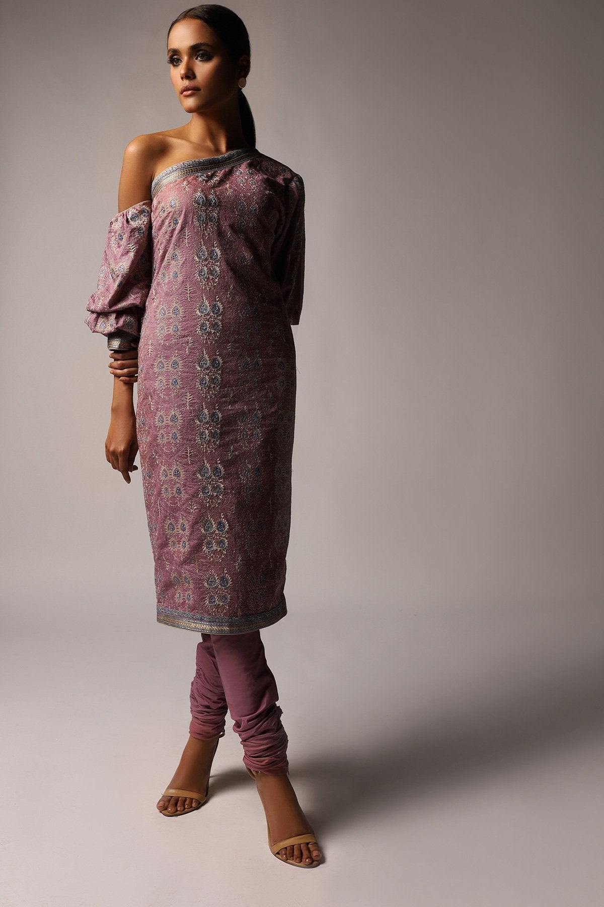 Embroidered Lawn Fabric (Sold by Per Meter)