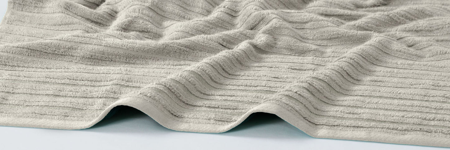 Zig Zag Towel - Grey