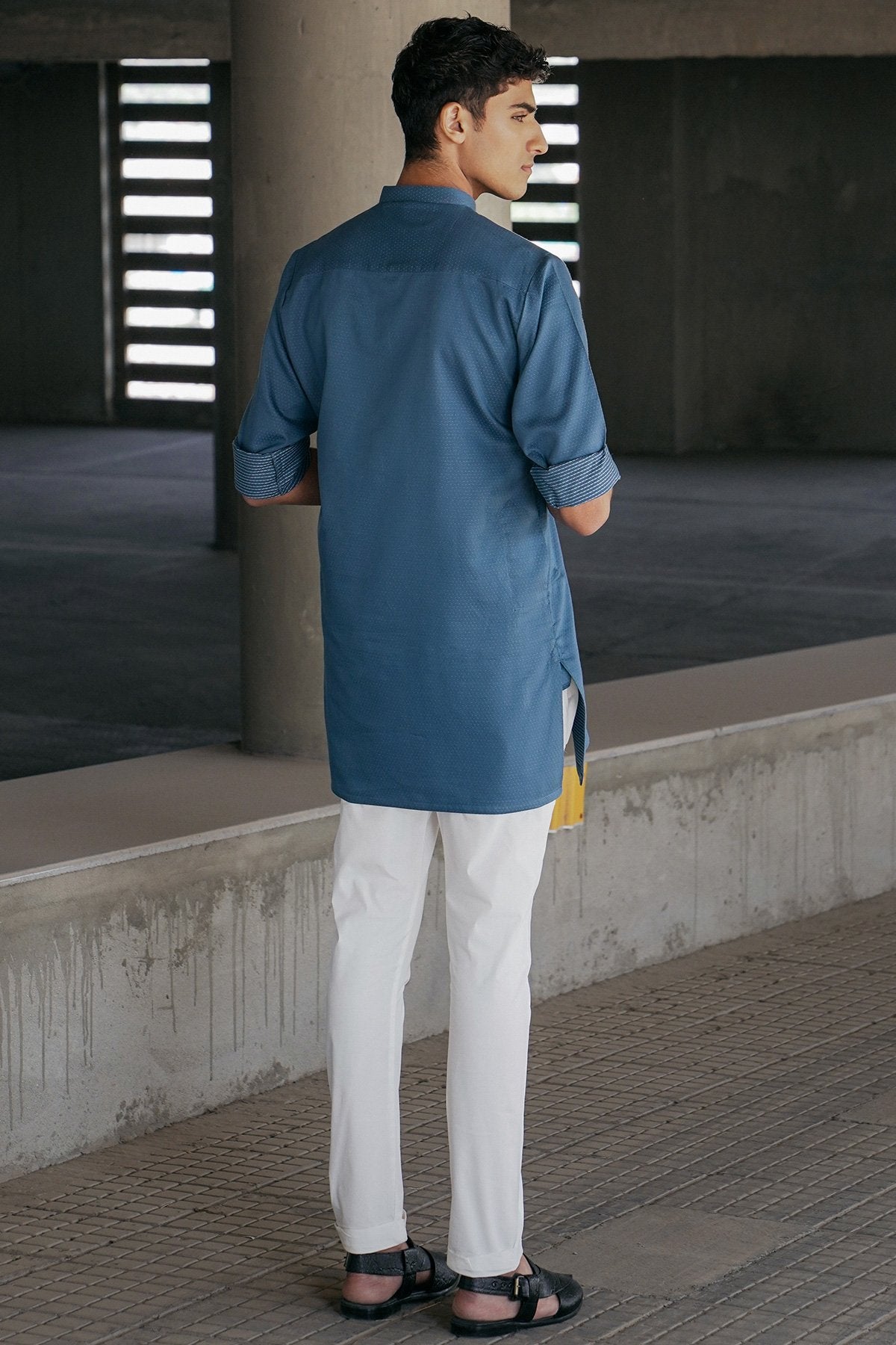 Dyed Dobby Kurta