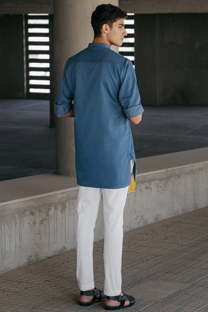 Dyed Dobby Kurta