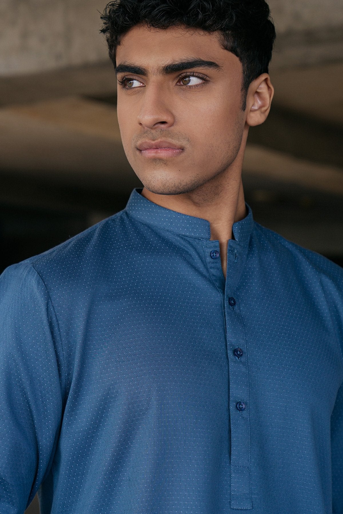 Dyed Dobby Kurta