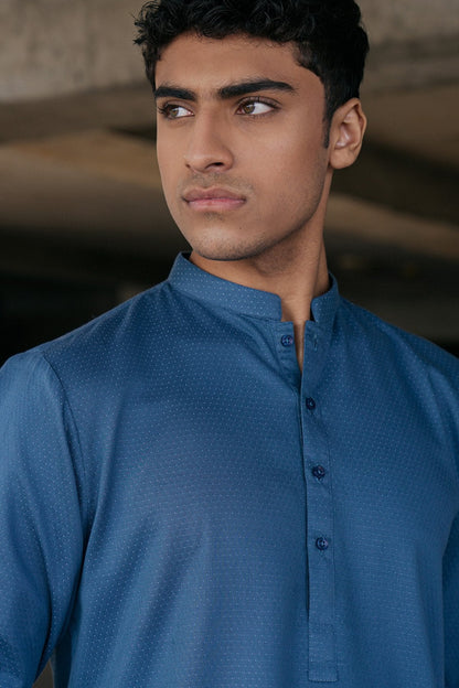 Dyed Dobby Kurta