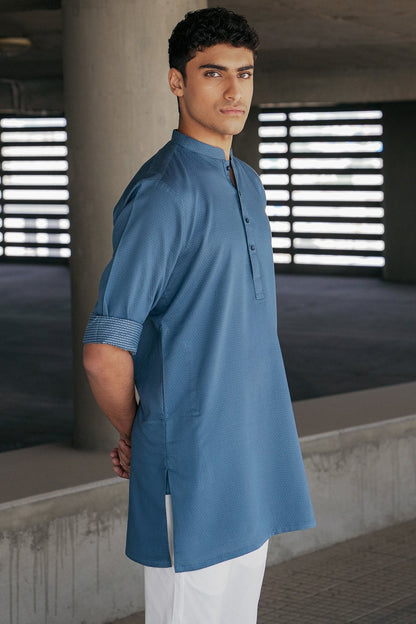Dyed Dobby Kurta