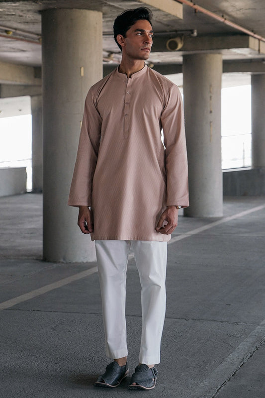 Dyed Dobby Kurta