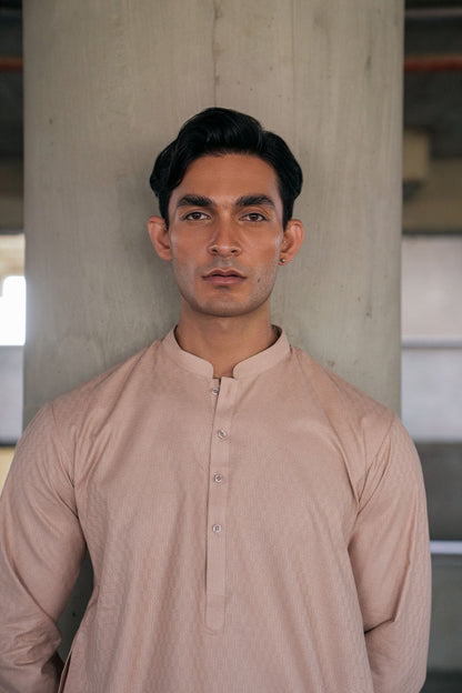Dyed Dobby Kurta