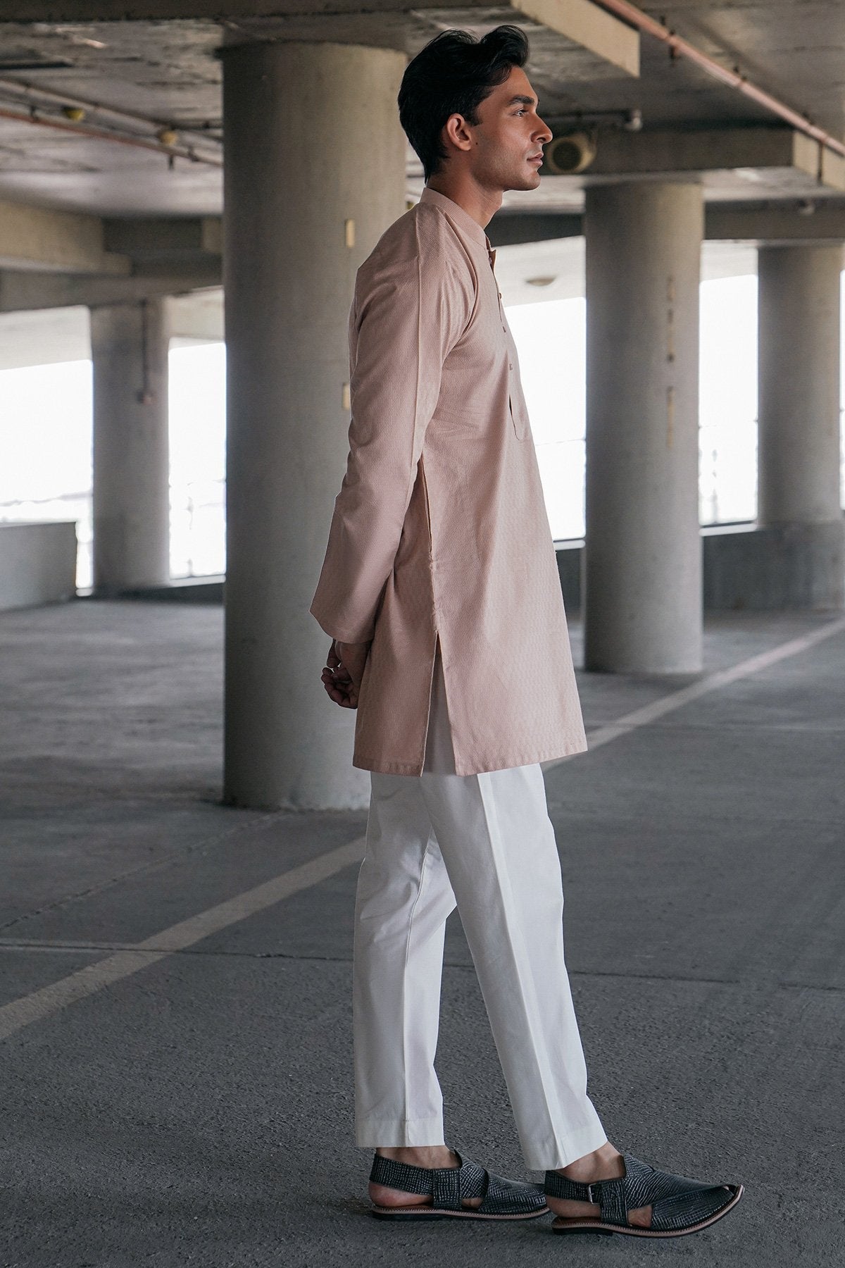 Dyed Dobby Kurta