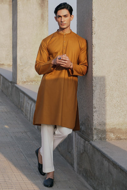 Dyed Jacquard Kurta