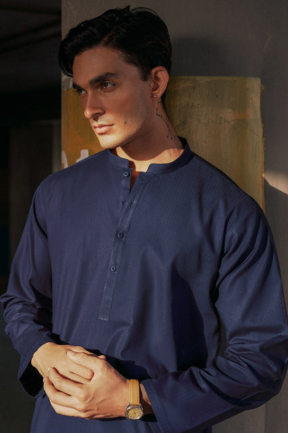 Dyed Jacquard Shirt Trouser