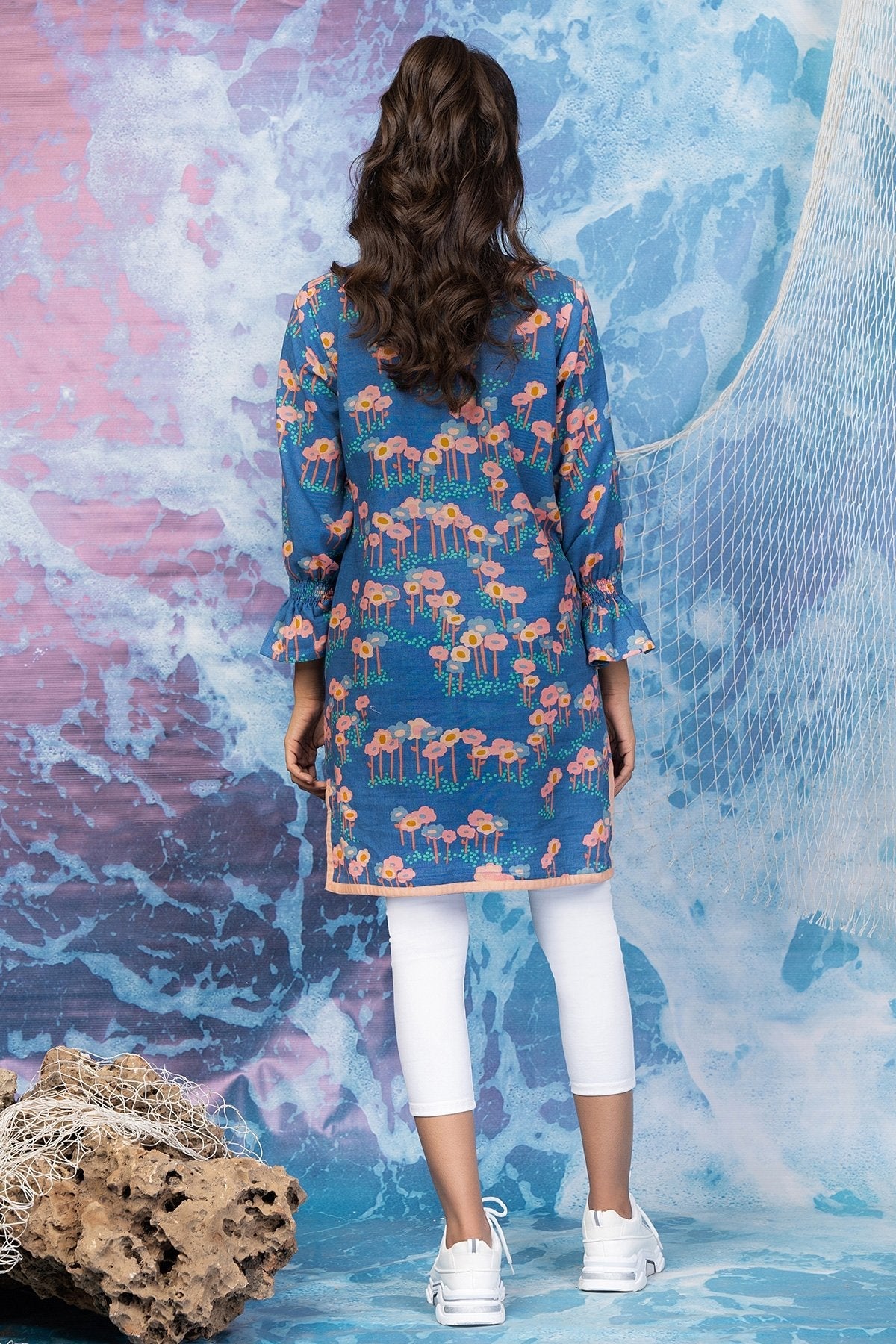 Alkaram - 1 Pc Printed Khaddar Shirt