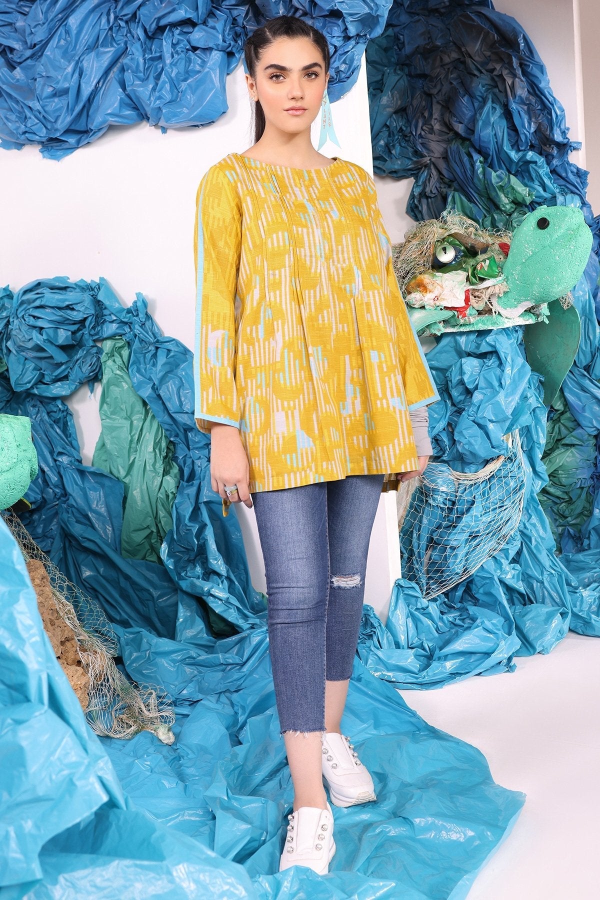 Alkaram - 1 Pc Printed Khaddar Shirt