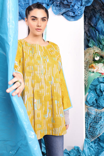 Alkaram - 1 Pc Printed Khaddar Shirt