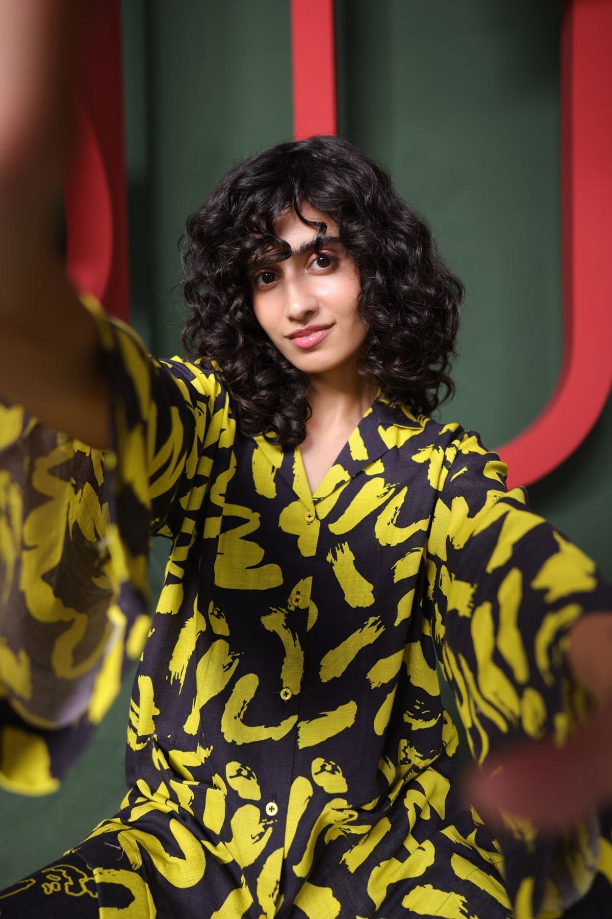 Alkaram - 2 Pc Printed Karandi Shirt With Printed Karandi Trouser
