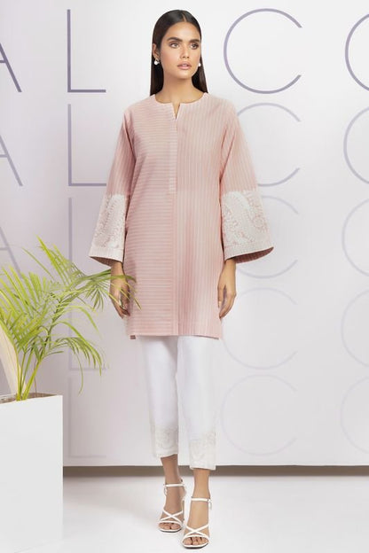 Dyed Embroidered Kurti