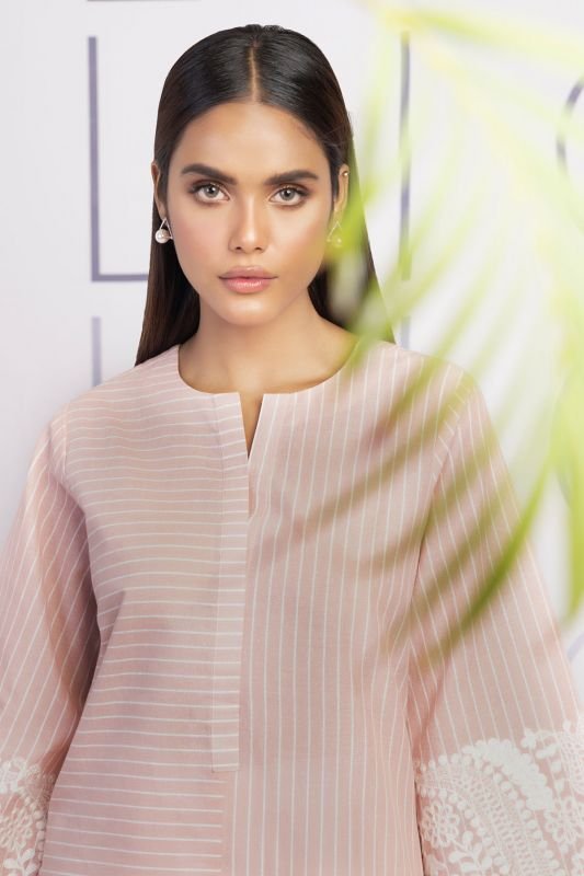 Dyed Embroidered Kurti