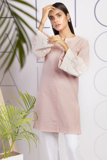 Dyed Embroidered Kurti