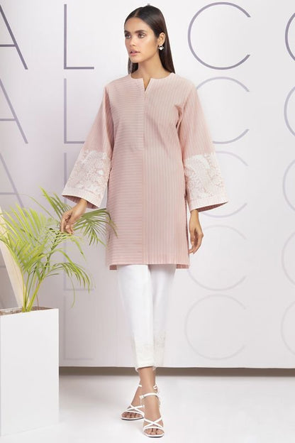 Dyed Embroidered Kurti